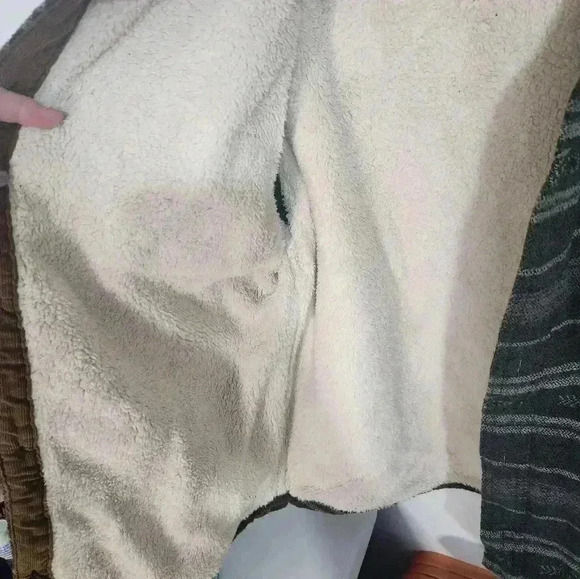 Jachs Quilted sherpa lined wool outerwear jacket, Size large - Picture 6 of 13